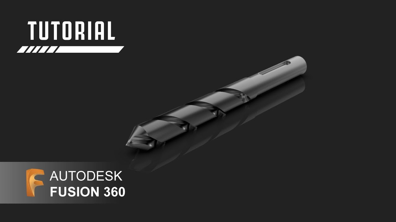 How to design a drill bit in Autodesk Fusion 360 | Fusion 360 Tutorial