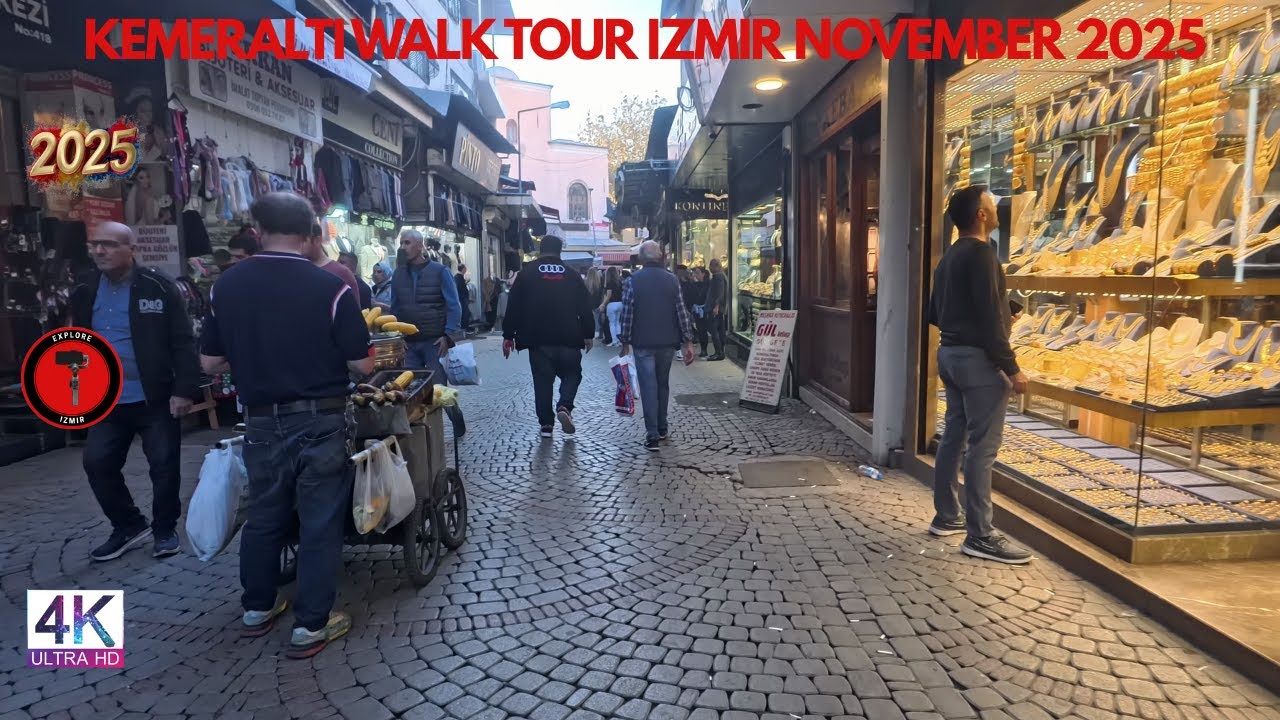 IZMIR KEMERALTI 2025 Walking Tour | 4k UHD 60fps | İZMİR T&Uuml;RKİYE