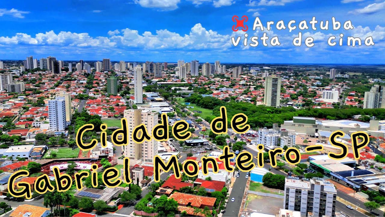 Drone Cidade de Gabriel Monteiro-SP 2024
