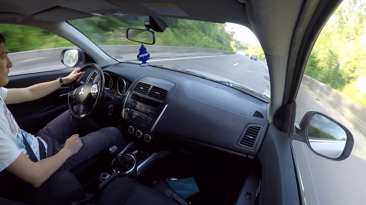 Mitsubishi ASX 1.8 DI-D (2012) - Highway Driving From Work To Home