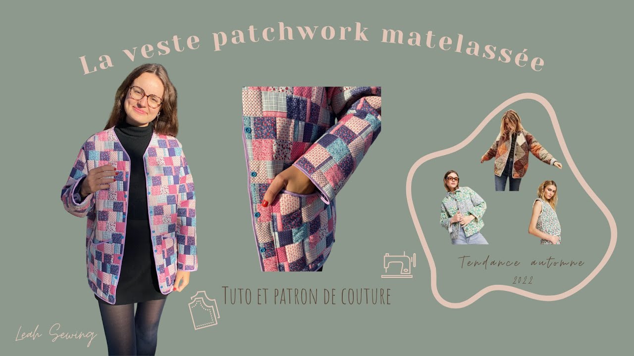Coudre une veste matelassée - tuto et patron de couture
