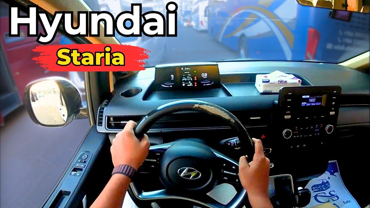 POV Drive Hyundai Staria 2025 | Luxury Family Van Comfort, Space & Performance Review