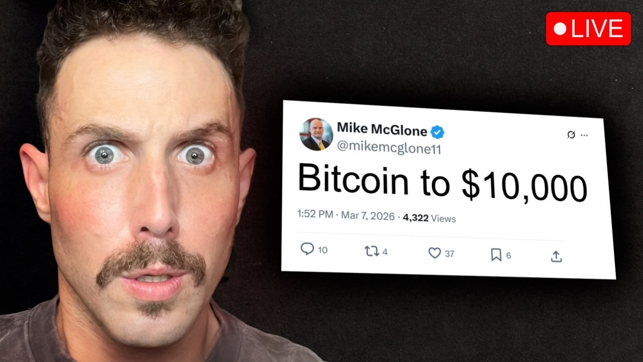 Top Analyst Predicts Bitcoin Will CRASH to $10,000 (LIVE Interview)