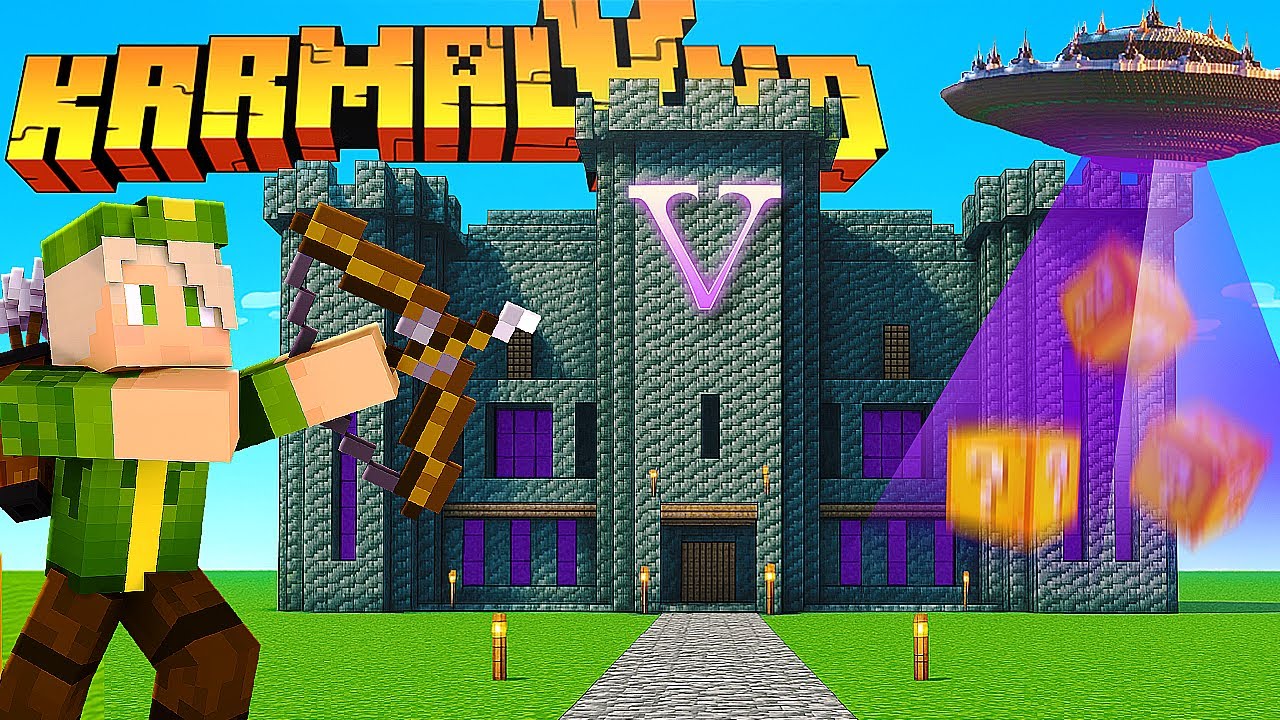 ENFRENTANDO ALIENS en KARMALAND con LUCKY BLOCKS