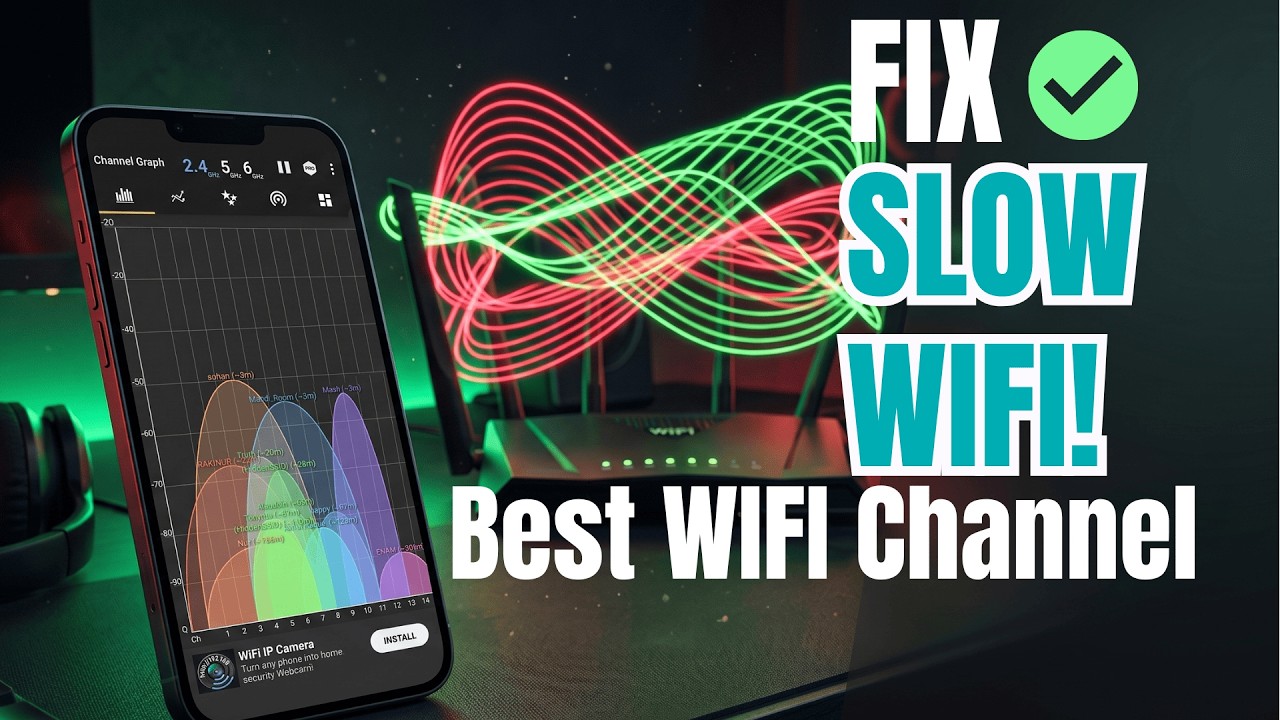How to Find the BEST WiFi Channel for Your Home Router (Zero Lag!)
