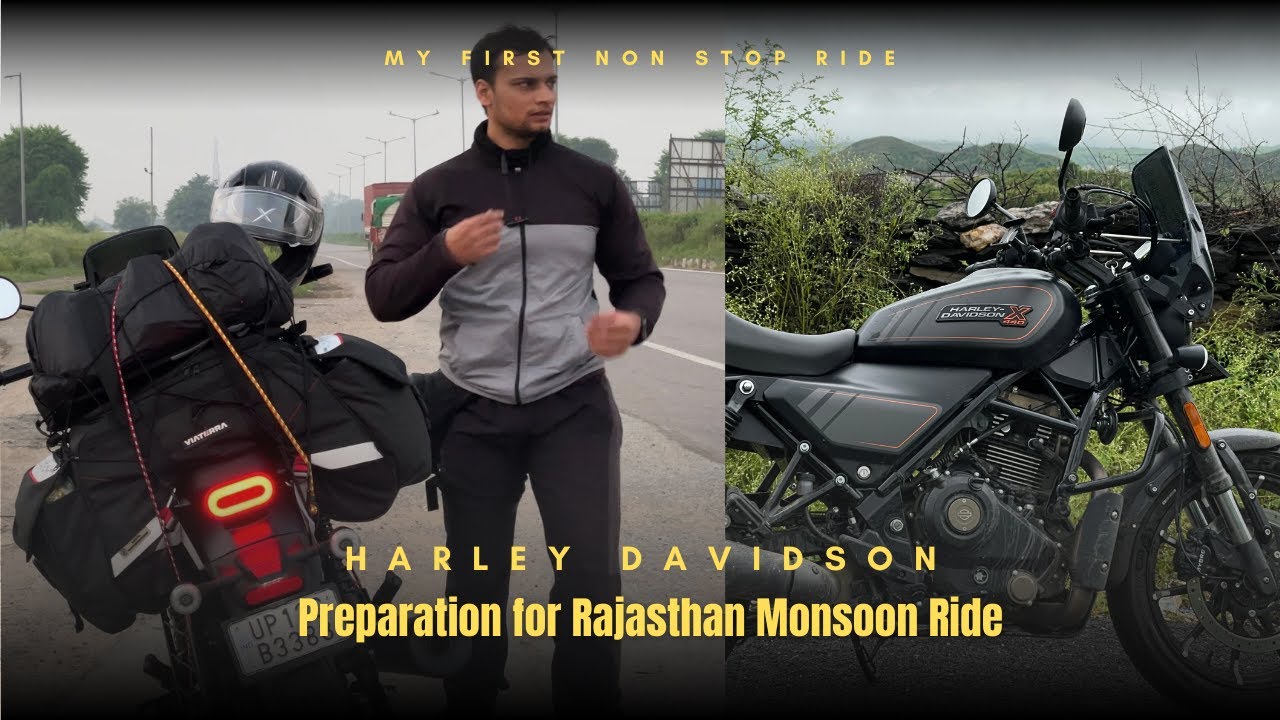 Preparation for Rajasthan Ride in Monsoon | Monsoon Ride | Harley Davidson X440 | Shukratal Vlog
