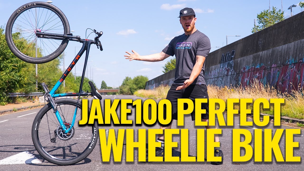 Проверка велосипеда на заднем колесе с помощью JAKE100