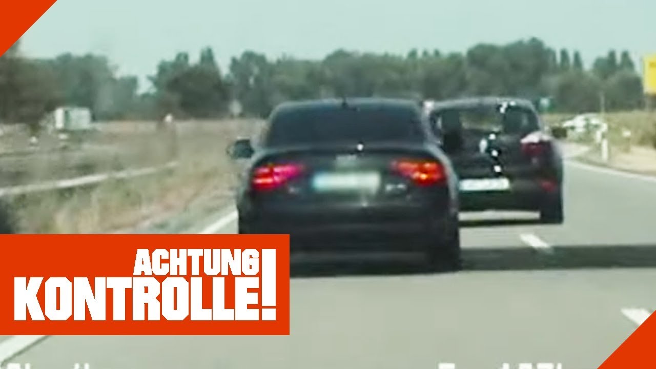 Aggressiver Drängler auf Autobahn: Zeigt er Einsicht? | Achtung Kontrolle | Kabel Eins