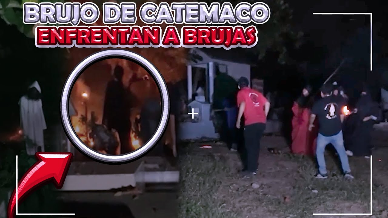 Brujos de Catemaco enfrentaron a brujas y estas salieron huyendo del sendero