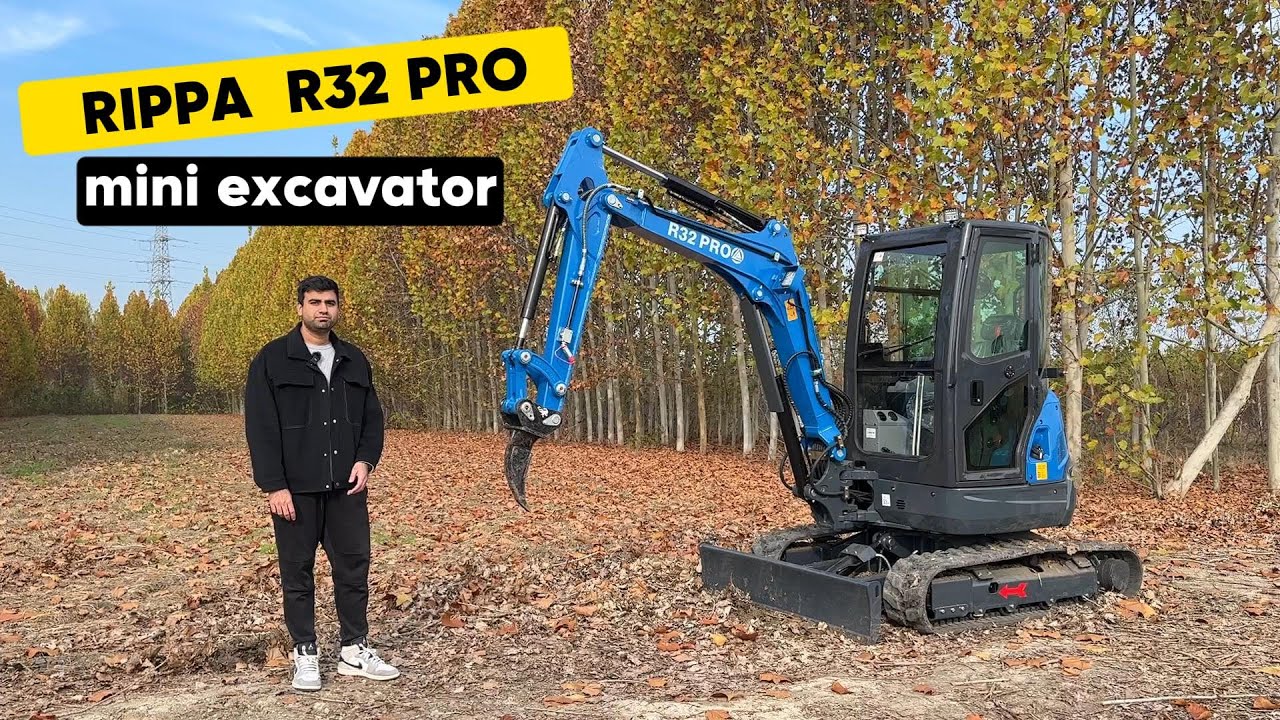 Rippa R32 mini excavator, revealing the Rippa factory #mini excavator #rippa#Kubota engine