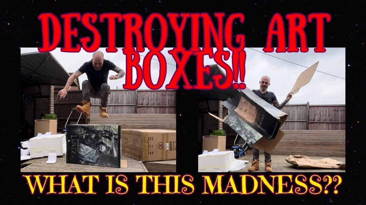 Destroying my Statue Art Boxes!!! What the Hell is Going On?? #Lotr #prime1studio #statuecollecting