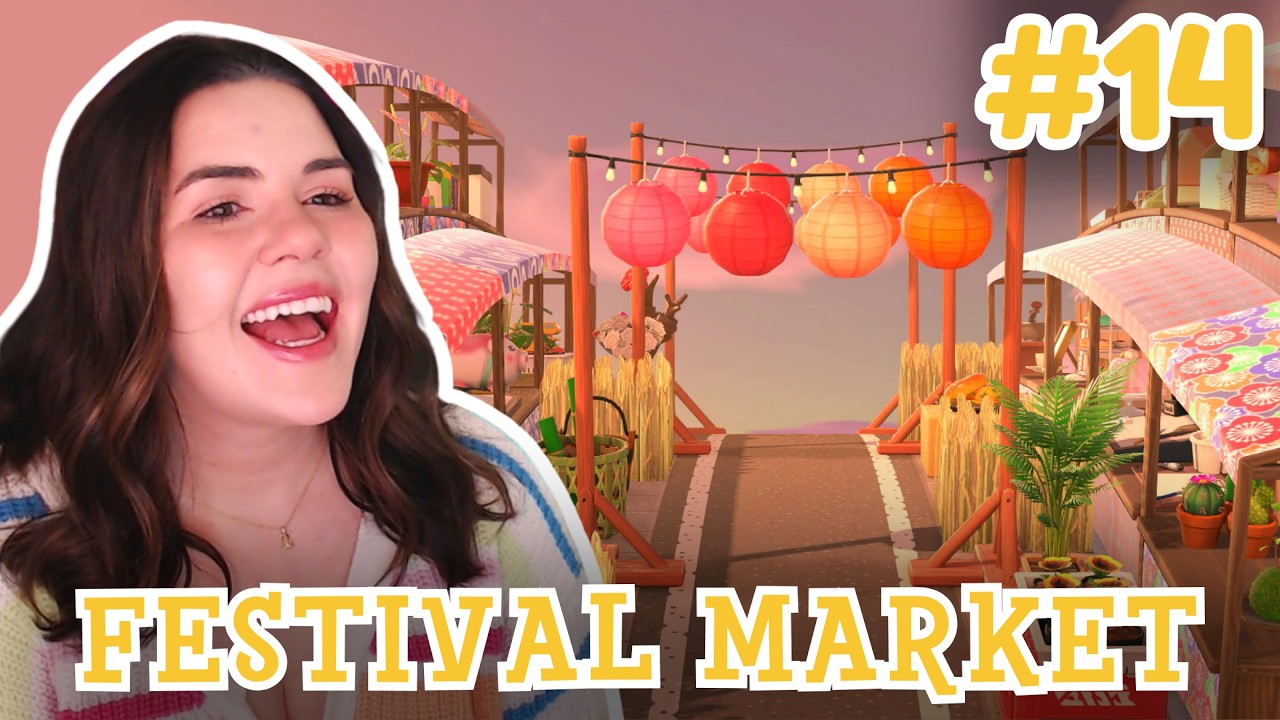Building a Festival Market Behind Nook’s Cranny | Kiyomi #14