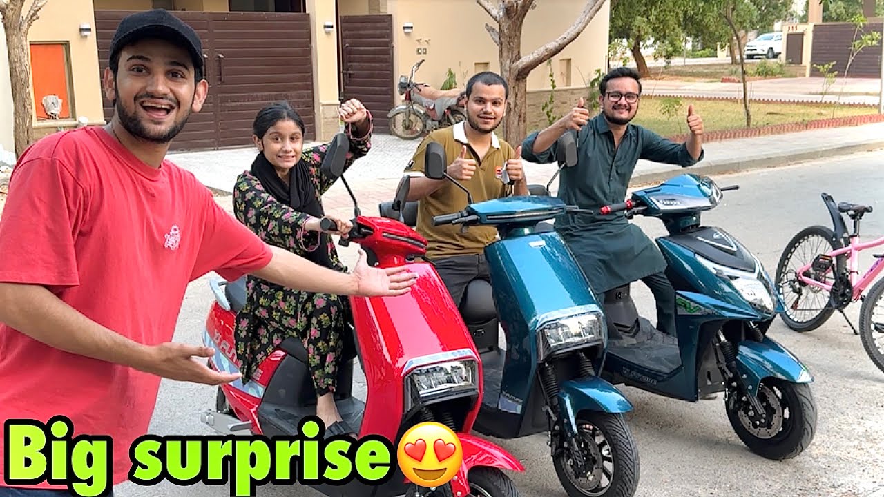 New electric bikes gift kardi teeno bhaiyo ko😍 | ab to maze ajainge inke