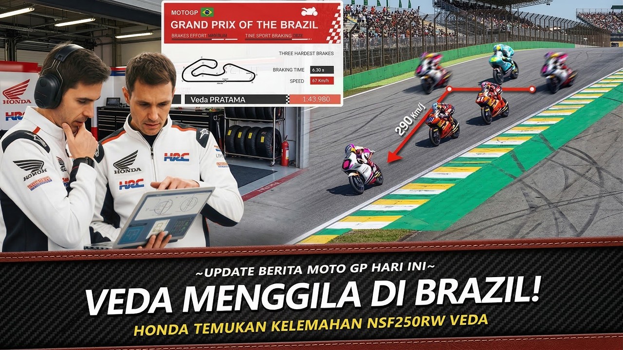 KTM PANIK!! VEDA MENGGILA DI GP BRAZIL, BOS HRC FIXING KELEMAHAN DI MOTO3 THAILAND 2026