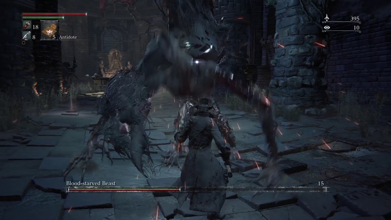 Bloodborne - Blood Starved Beast Parry Only