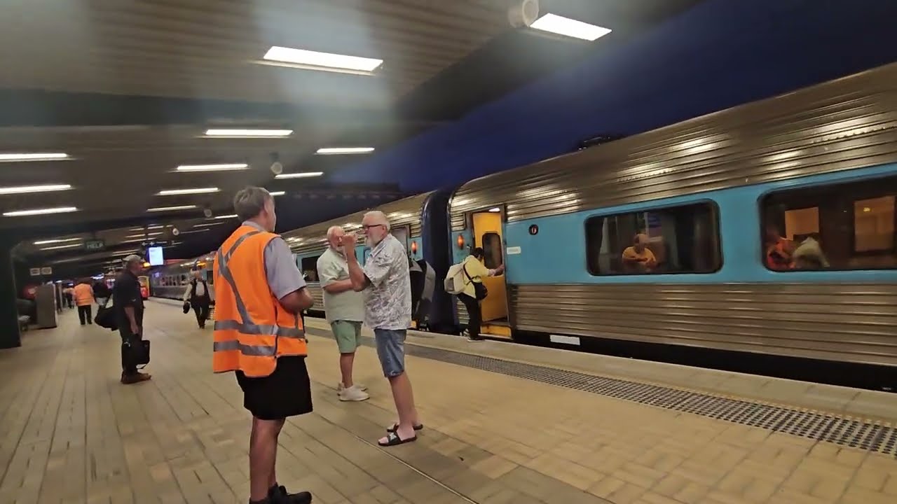 รถไฟระหว่างรัฐถ้ามีโอกาสเดี๋ยวลองนั่งไปเที่ยวดูท่าทางจะสนุก🇦🇺🇦🇺 sydney-Melbourne 