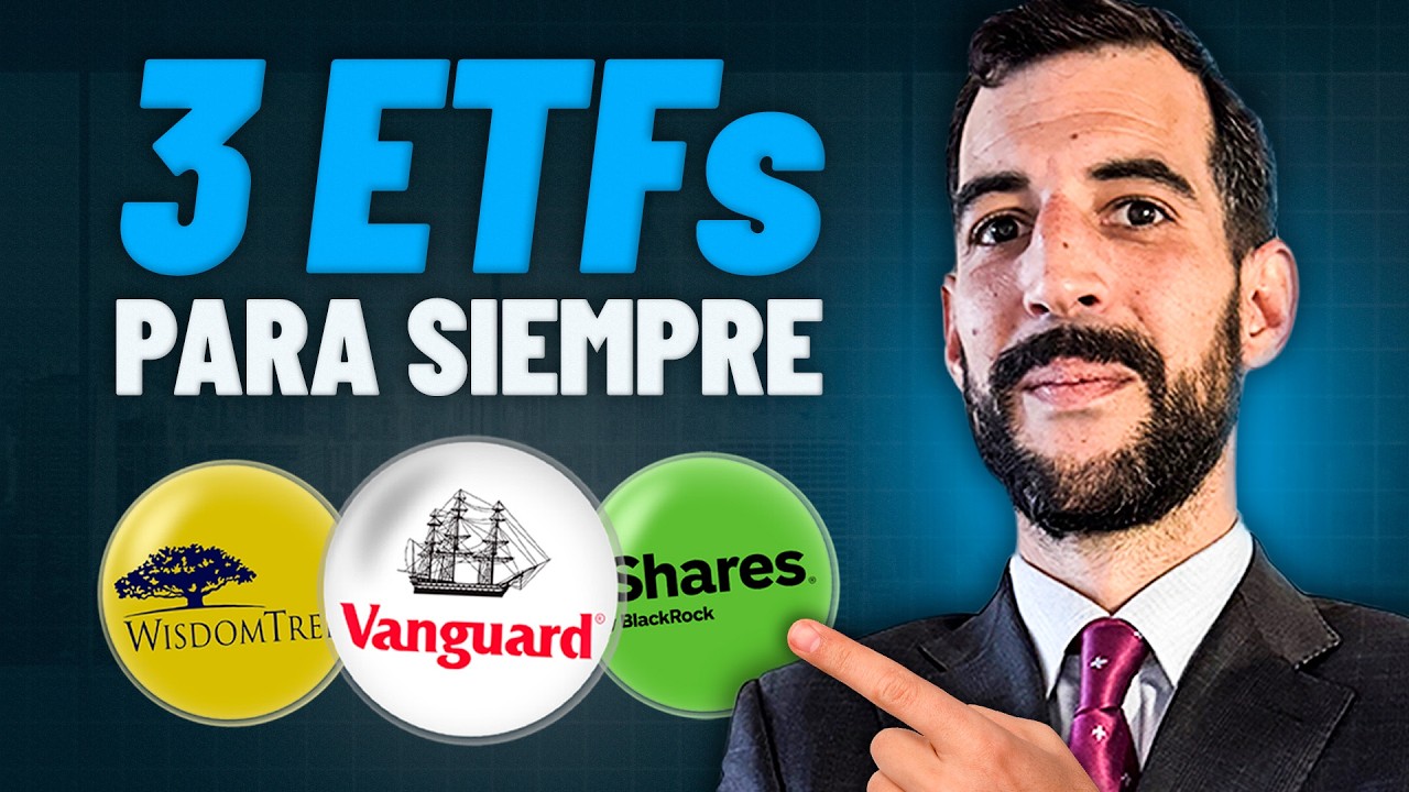 Cartera de SOLO 3 ETFs para Invertir y Mantener TODA LA VIDA