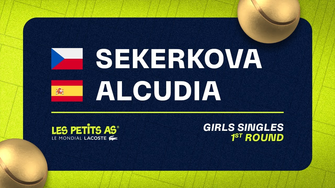 Les Petits As 2023 | Girls Singles 1R | Veronika Sekerkova vs Carla Vazquez Alcudia