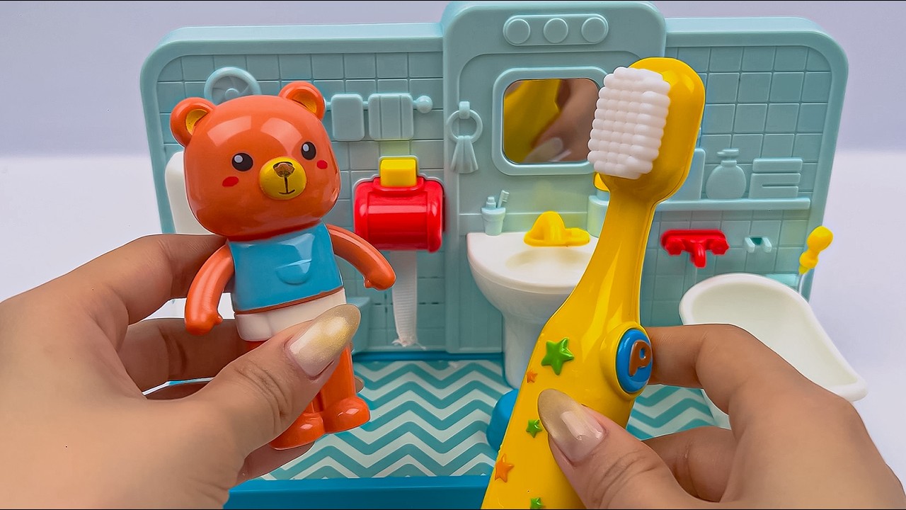 Oddly Satisfying Miniature Bathroom! 🧼 Unboxing Toy ASMR