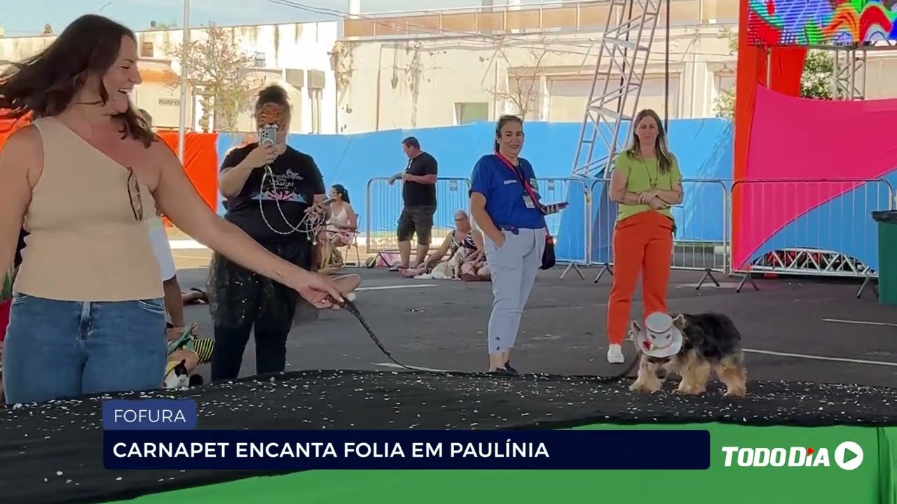 FOFURA: CARNAPET ENCANTA FOLIA EM PAULÍNIA