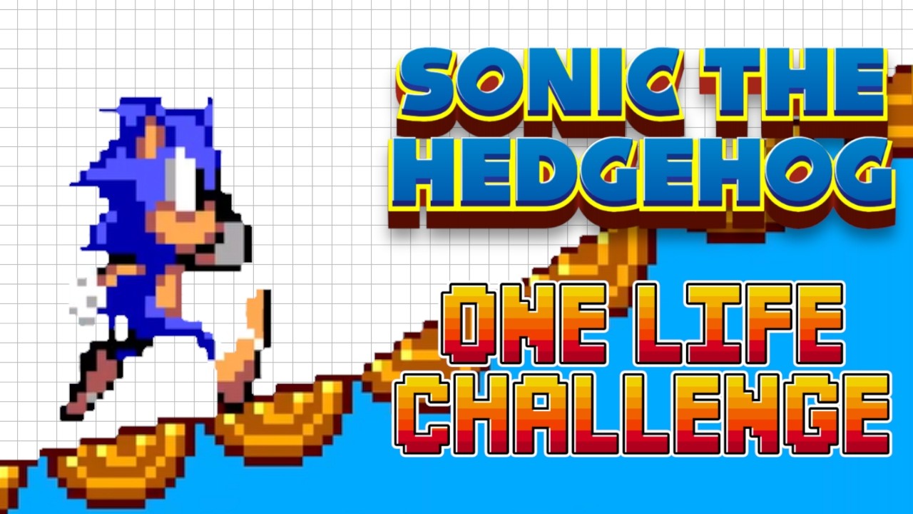 Sonic the Hedgehog: One Life Challenge (Master System) @GenerationPixel