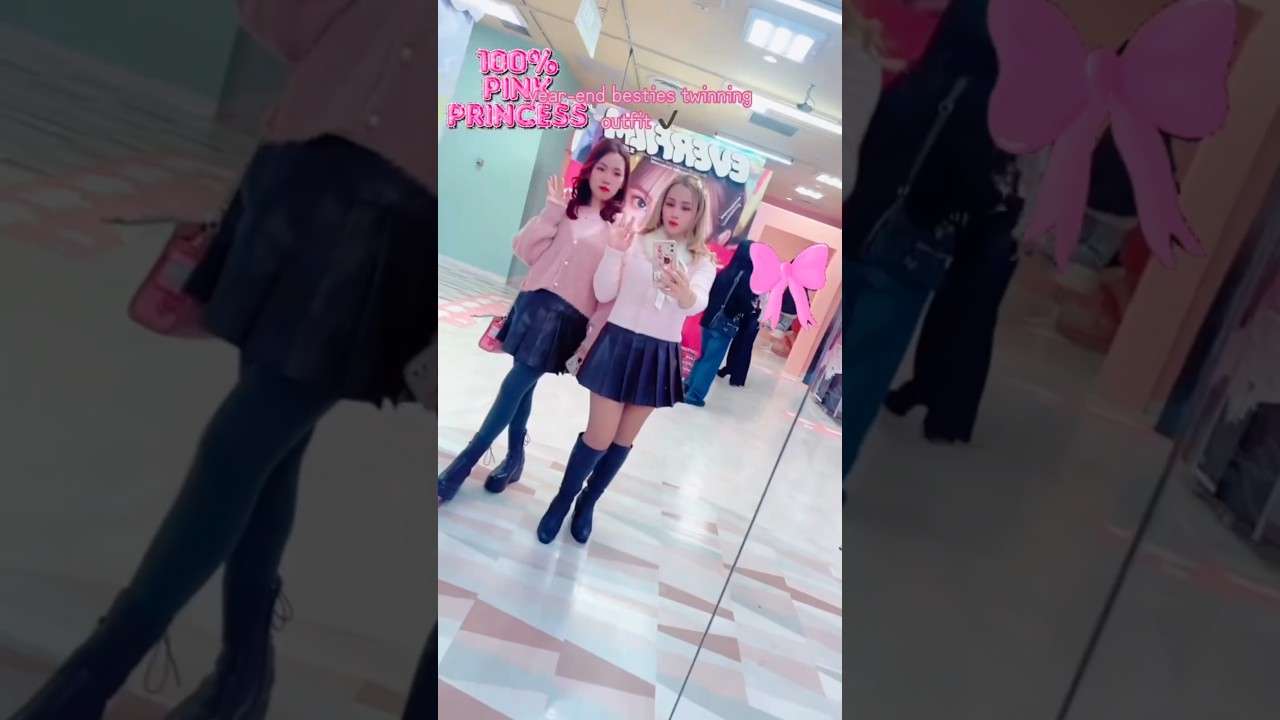 WINTER FASHION TRENDS/PREPPY CHIC STYLE/TWINNING OUTFIT IDEAS/CUTE OOTD 
