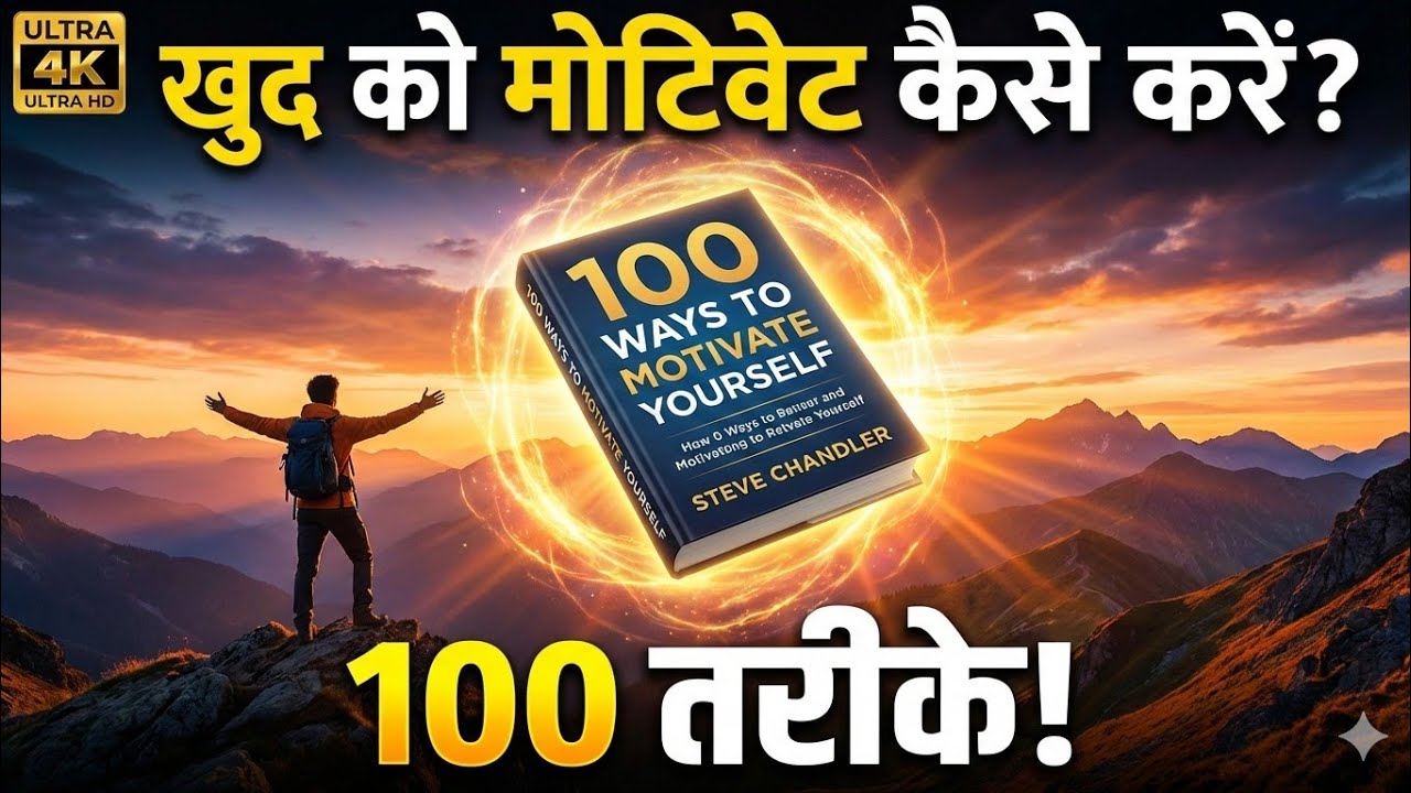 खुद को मोटिवेट कैसे करें? | 100 Ways to Motivate Yourself Book Summary Hindi