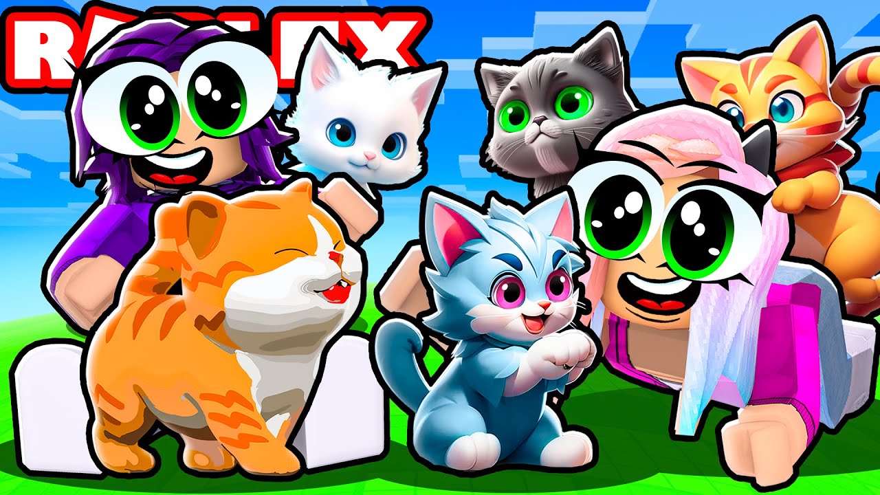 Мы сыграли в игру «Котята»! | Roblox