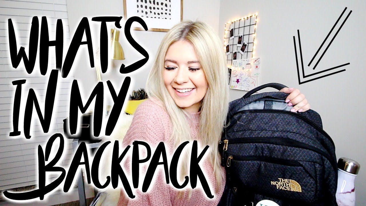what's in my backpack | 2nd semester edition