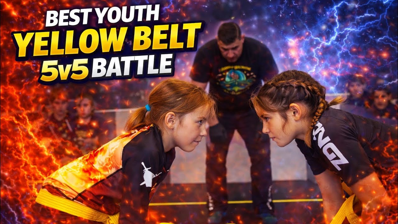 The Best Youth Yellow Belt Females Go to WAR in a 5v5 Team Battle