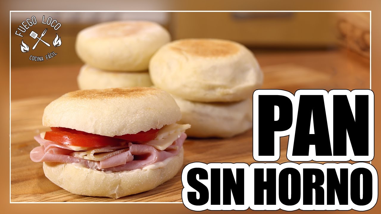 🥖 PAN CASERO hecho en SARTÉN | Paso a paso SIN HORNO