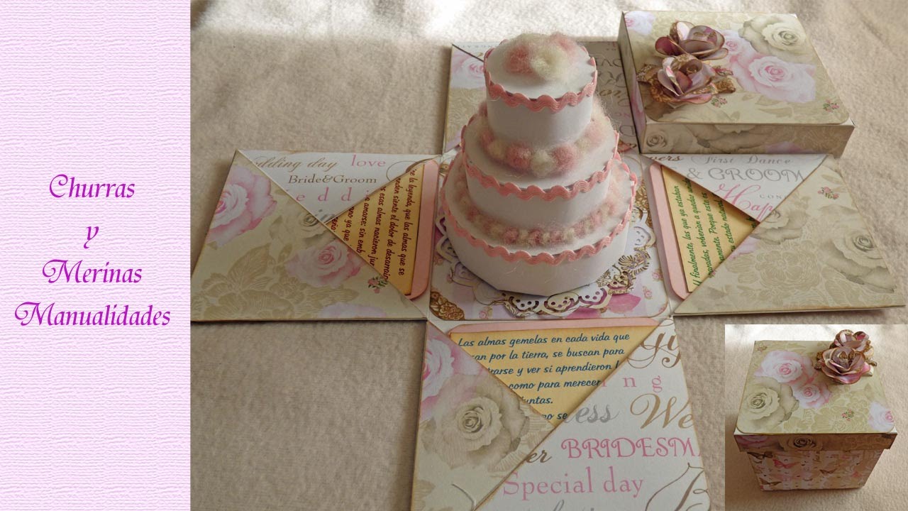 Wedding Exploding Box - Explosion Box Boda