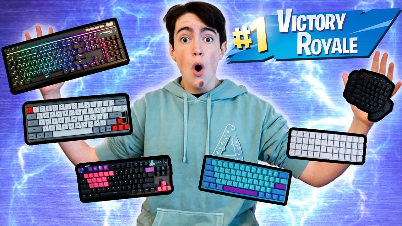 My KEYBOARD GETS SMALLER with EACH KILL in Fortnite!