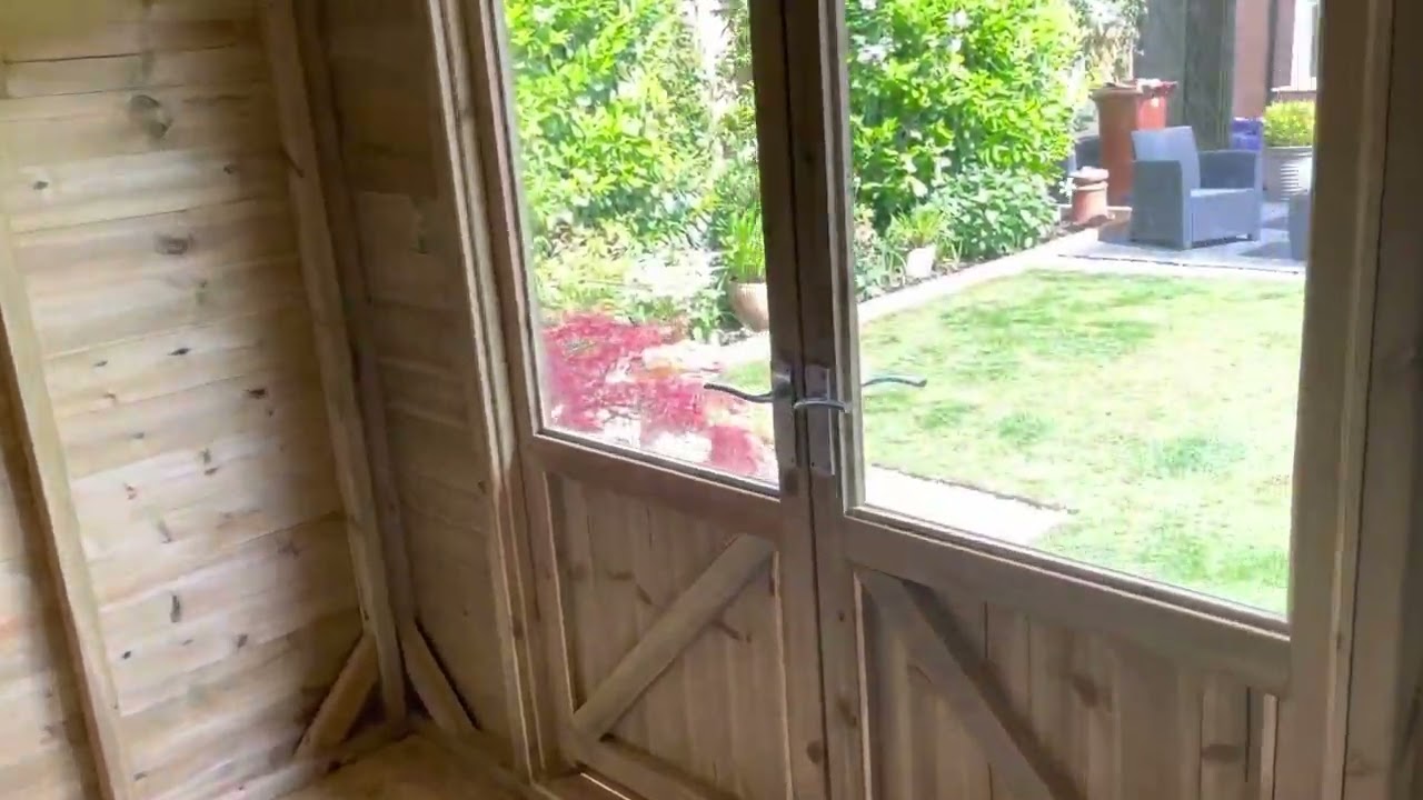 Bespoke Garden Room - fully tanalised timber, one piece rubber roof