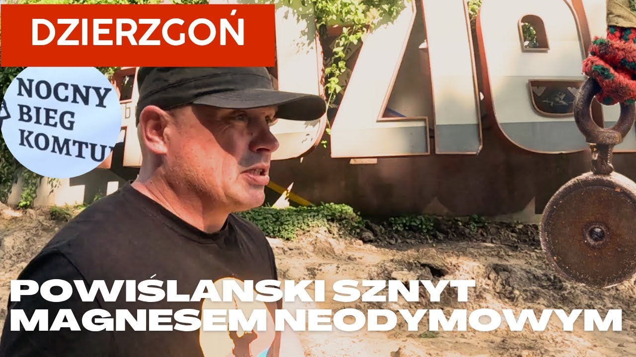 Dzierzgoń, zamek gotycki, Nocny Bieg Komtura 2025 czyli Powiślański Sznyt magnesem neodymowym