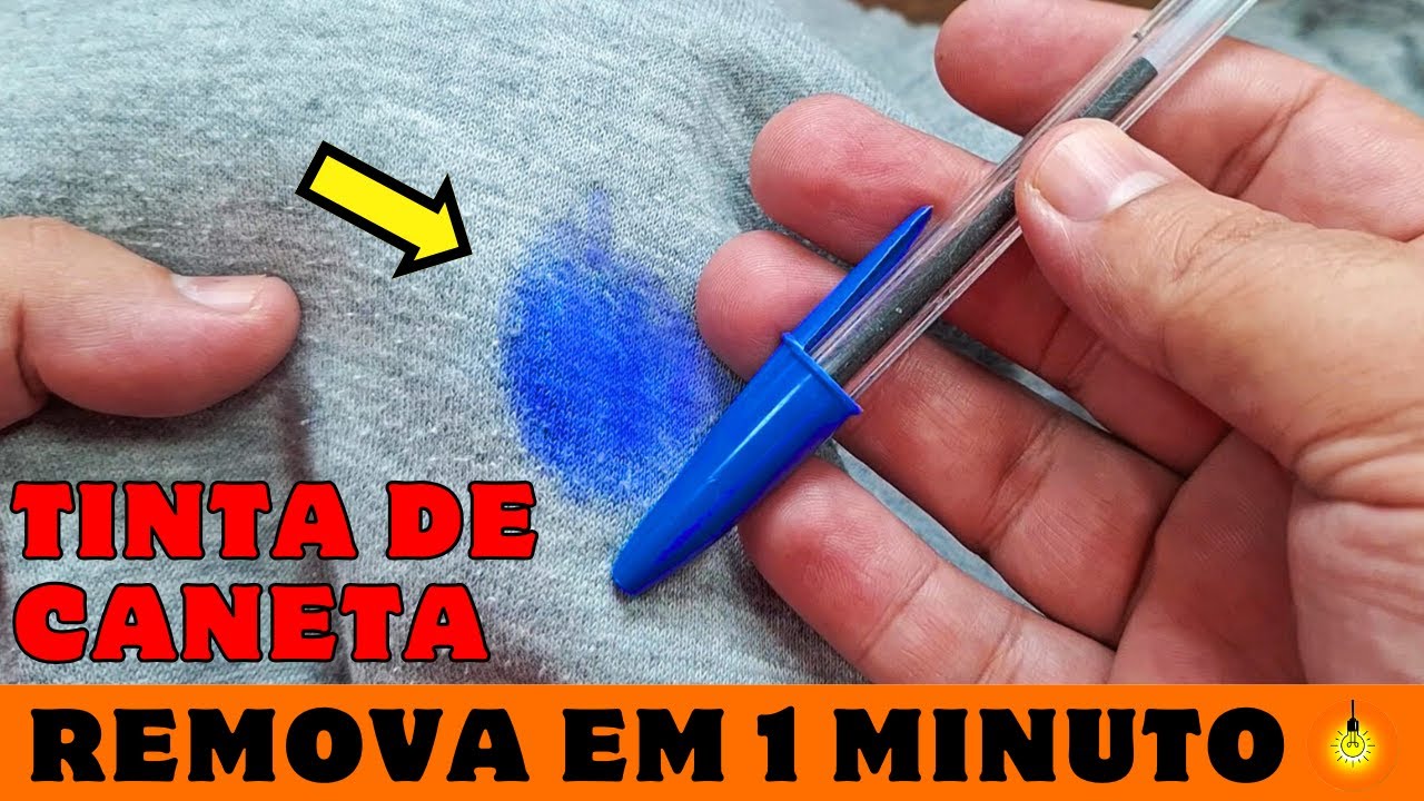 Como TIRAR TINTA de CANETA da ROUPA [SEGREDO REVELADO]