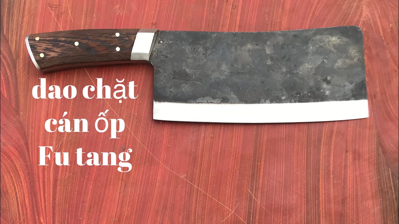 Quá trình rèn con dao chặt cán pu tang cho anh khách đồng nai sắc như nước( zalo 0379929553)