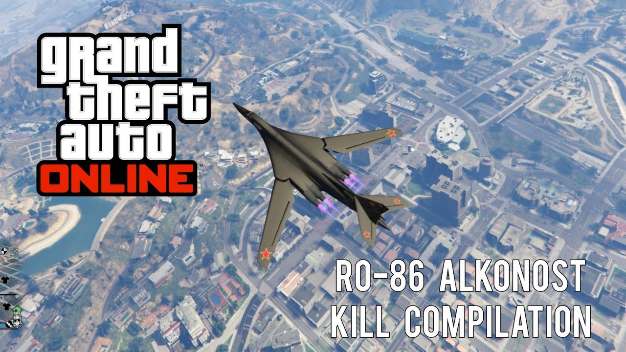 GTA Online: RO-86 Alkonost Stealth Bomber Kill Compilation