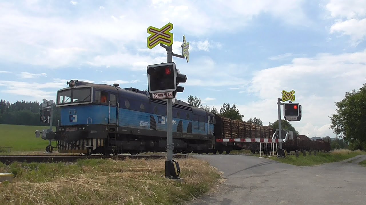 Železniční přejezd Brantice - 26.6.2024 // Railroad crossing