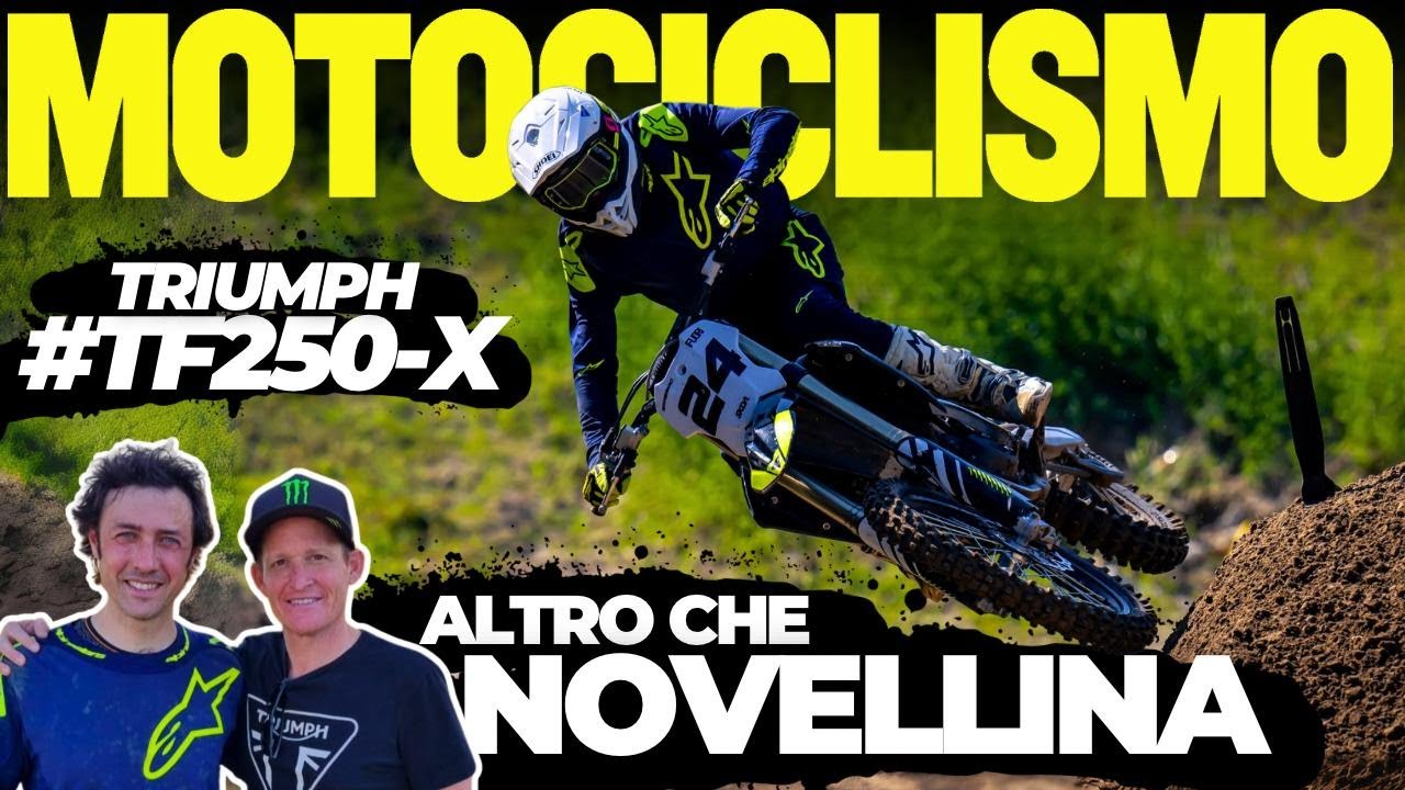 Test Triumph TF 250-X, la prova della prima cross di Hinkley assieme a Carmichael