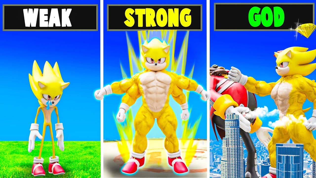Upgrading SUPER SONIC to the Strongest EVER in GTA 5