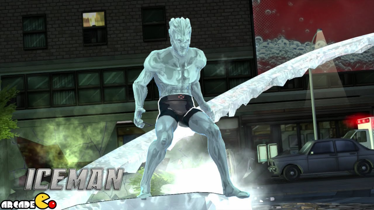 Marvel's The Avengers: Iceman Vs Captain America and Spider Man
