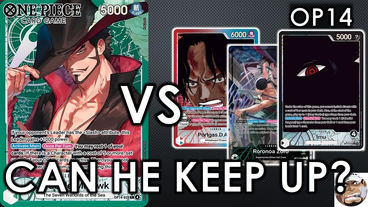Testing OP14 Mihawk into Imu, Ace and Zoro! ft @nightingaletcg