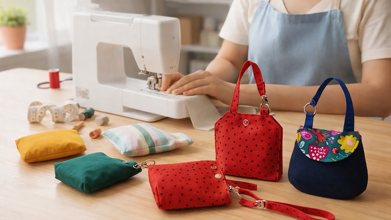Easily Sew 2 Christmas Items from Just One Scrap of Fabric -  Sewing for Beginners