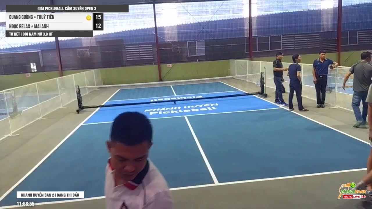 🔴 Khánh Huyền Sân 2 | Giải Pickleball Cẩm Xuyên Open 3 - Đôi Nam Nữ 3.8 HT