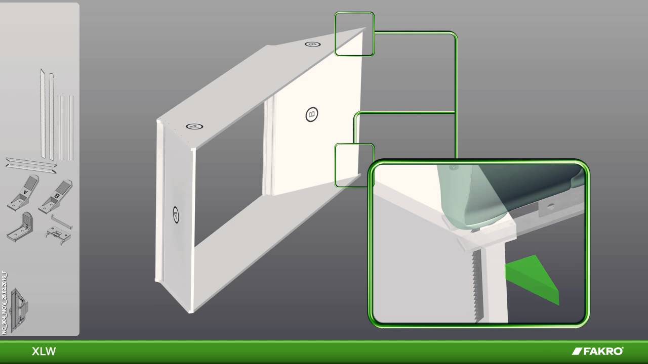 FAKRO roof windows - XLW internal lining