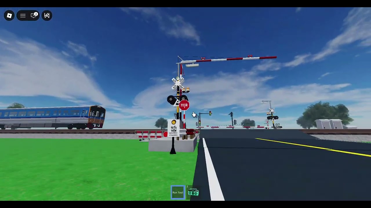 จดตัดทารถไฟ Roblox | Roblox railroad crossing