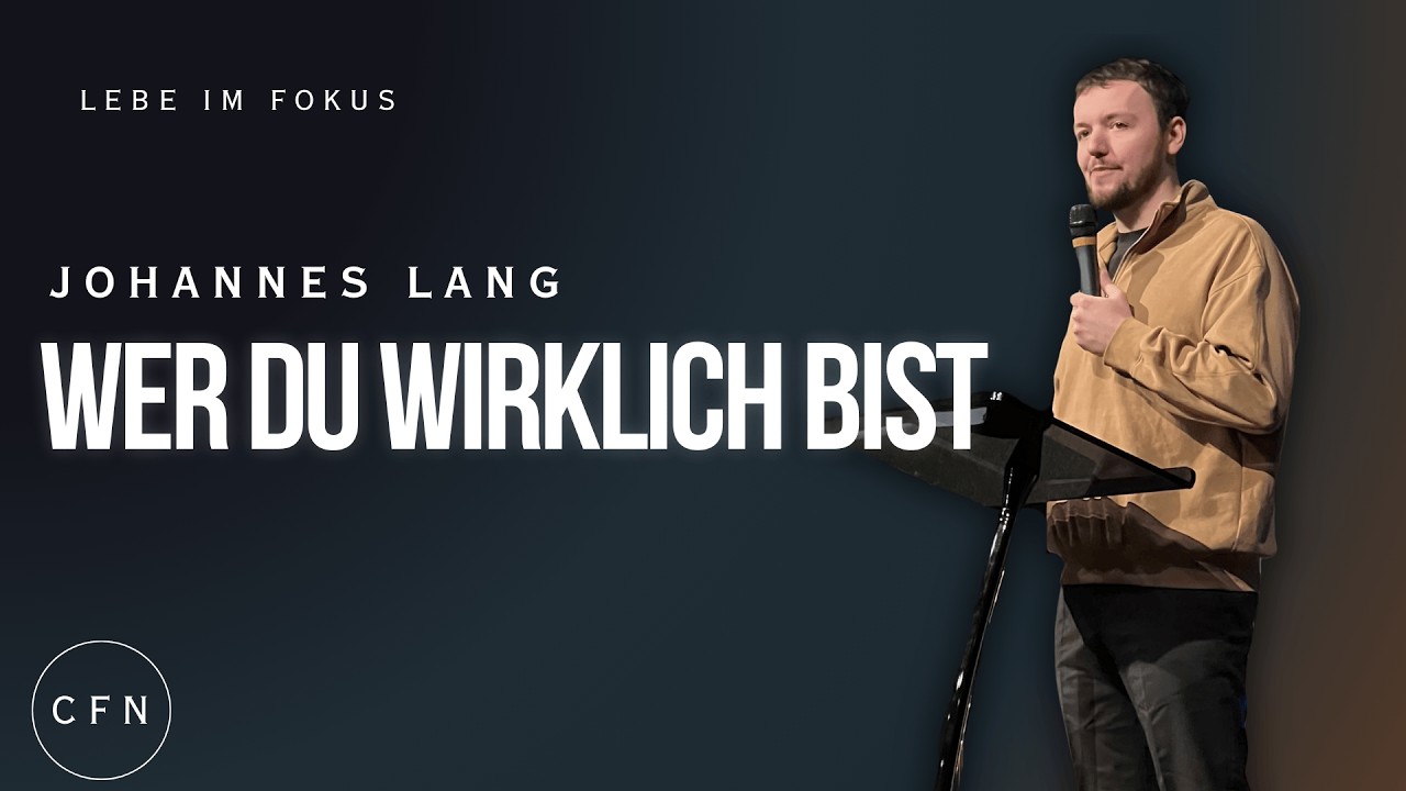 Wer du wirklich bist! | Johannes Lang | Gottesdienst Livestream | 15. Februar 2026