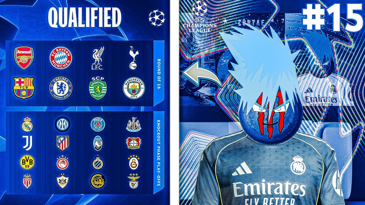 UEFA CHAMPIONS LEAGUE EPISODE 15 انتهت مرحلة الدوري