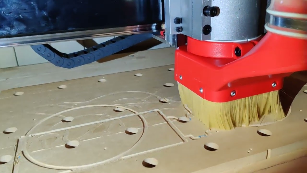 Testing the Daedalus NL330 CNC Dust Shoe